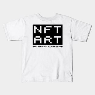 NFT ART - Boundless Expression Kids T-Shirt